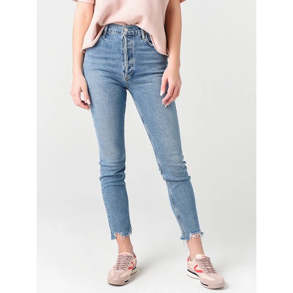 Agolde Denim - Agolde High Rise Slim Jeans Sz 26